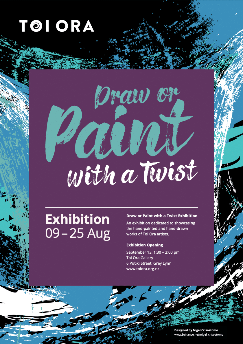 Draw or Paint with a Twist - 09-25 Aug (Opening 13 Sept 1:30-2:00pm)