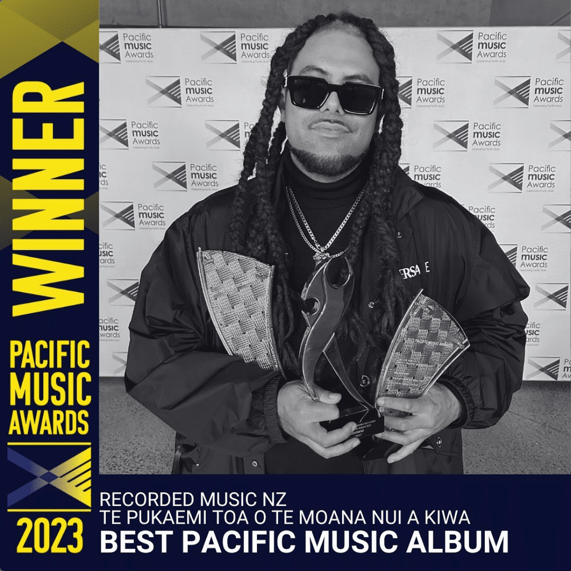 Bronson winning Best Pacific Music Album 2023