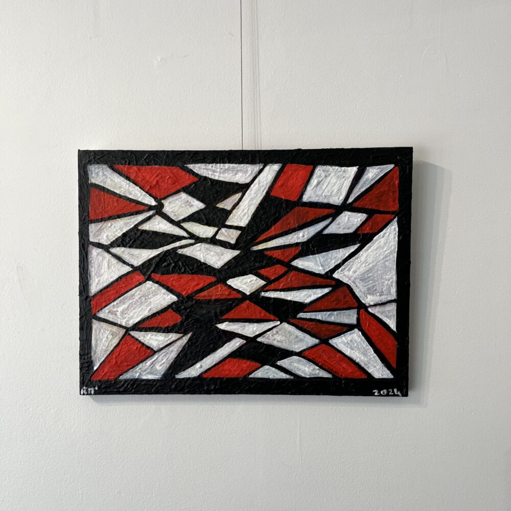 Red and Black Mosaic