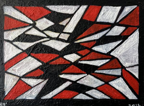 Black & Red Mosaic