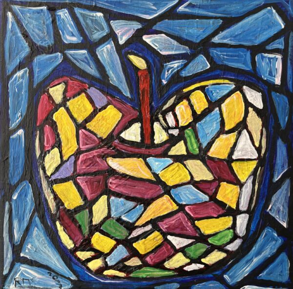 Stained Glass Apple