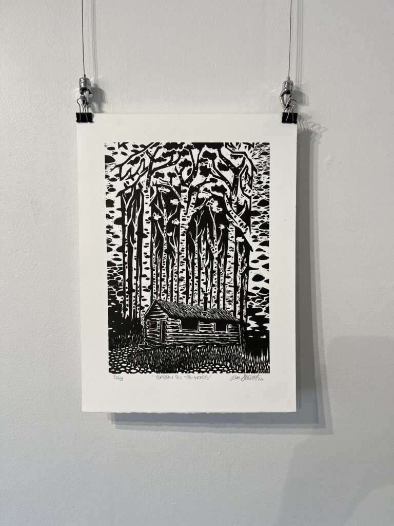 Cabin in the Woods by Ben Stewart