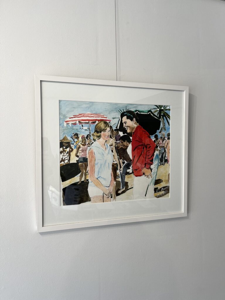 Elvis at the Beach, By Raymond Stewart