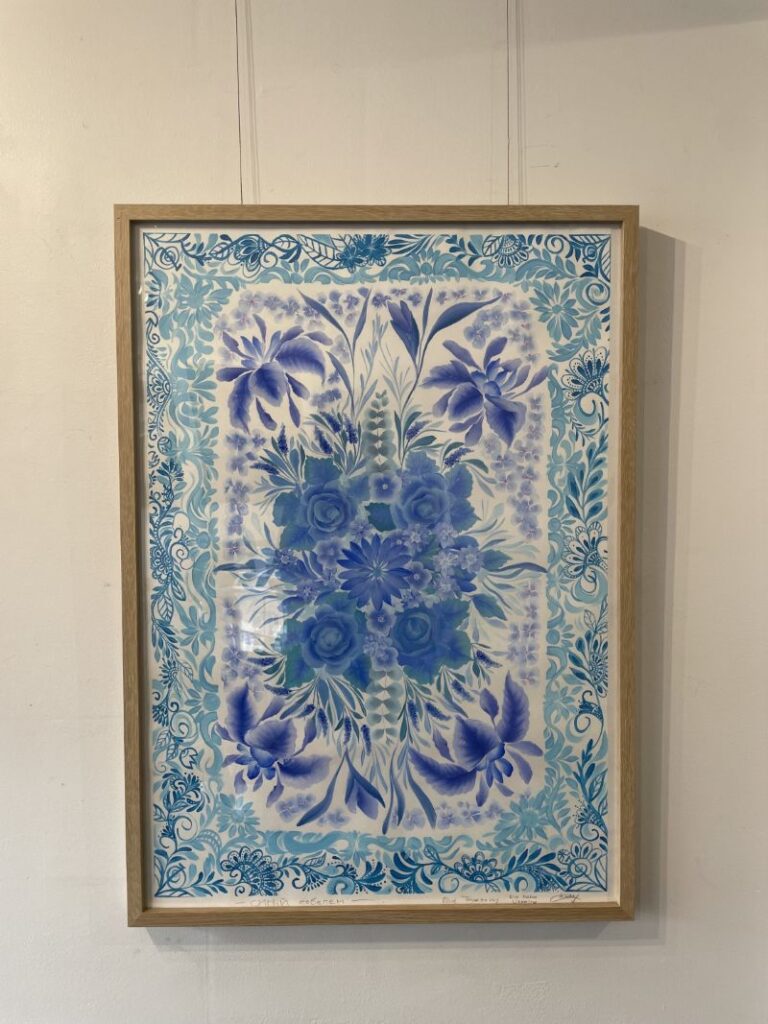 синій гобелен by Kay Shibuya