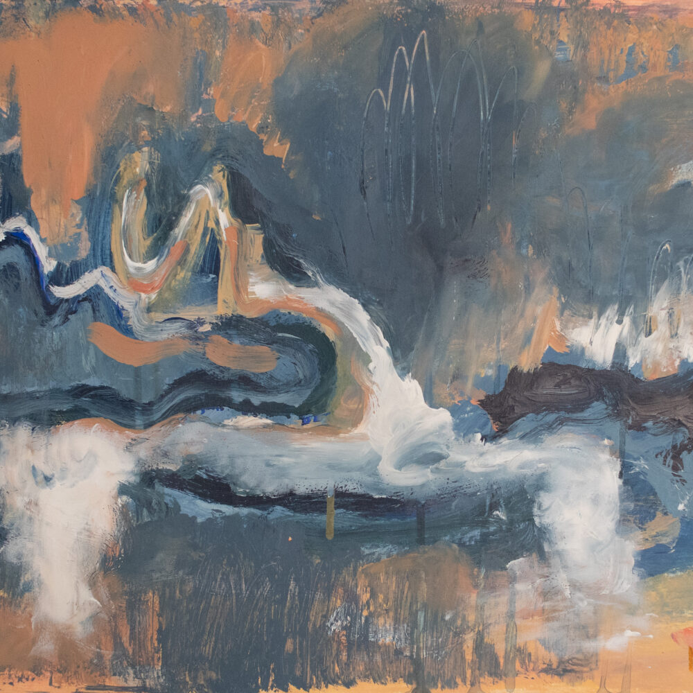 Abstract painting by Deelnoor Ahmed