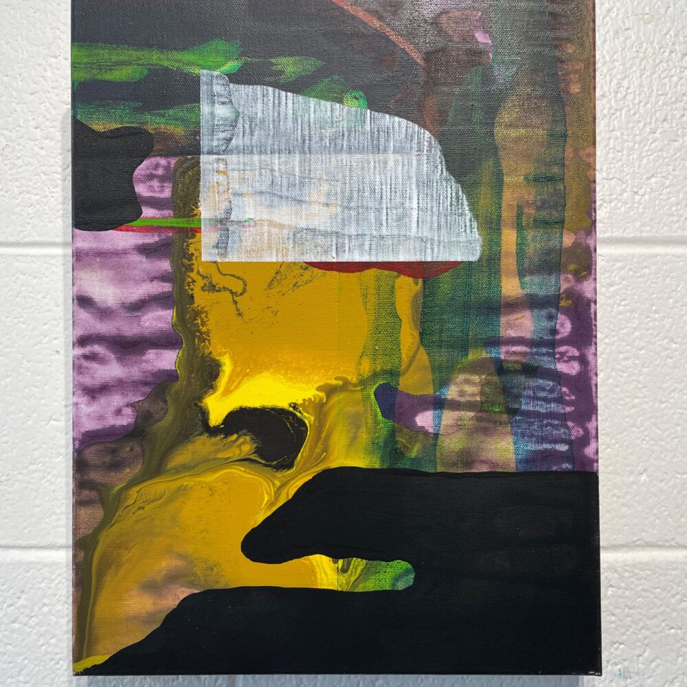 Geoffrey Dawson What is All This? Part One 304 x 305 mm Mixed media on board $250