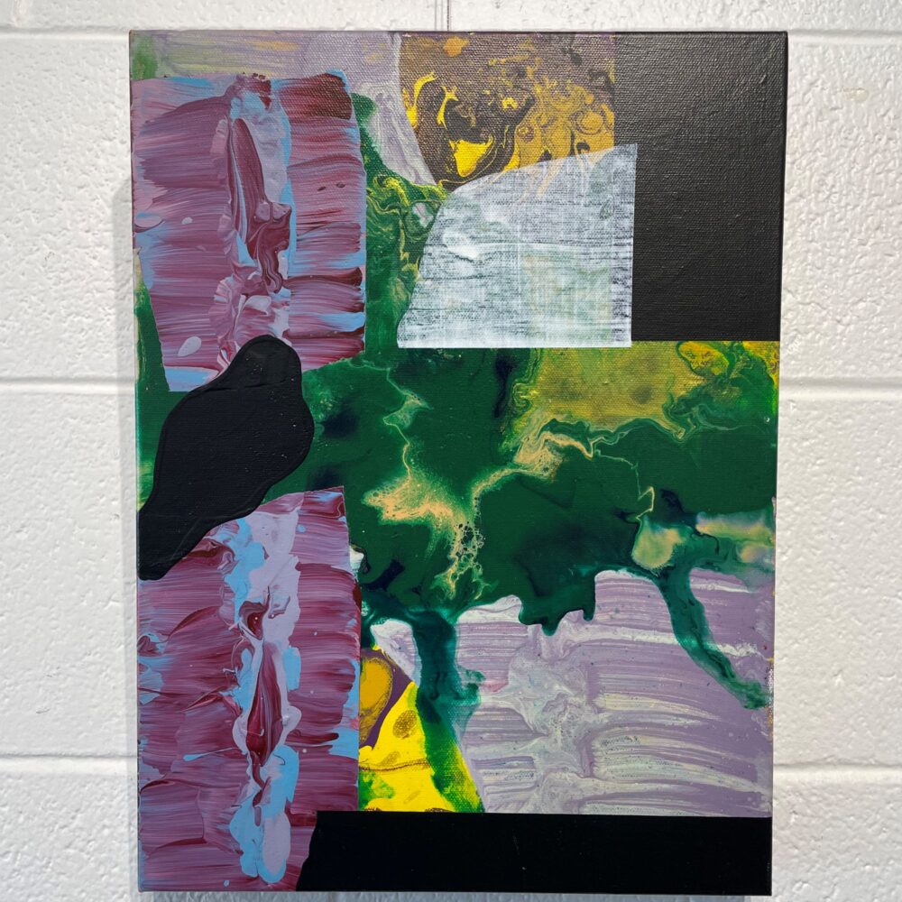Geoffrey Dawson What is All This? Part Two 304 x 305 mm Mixed media on board $250