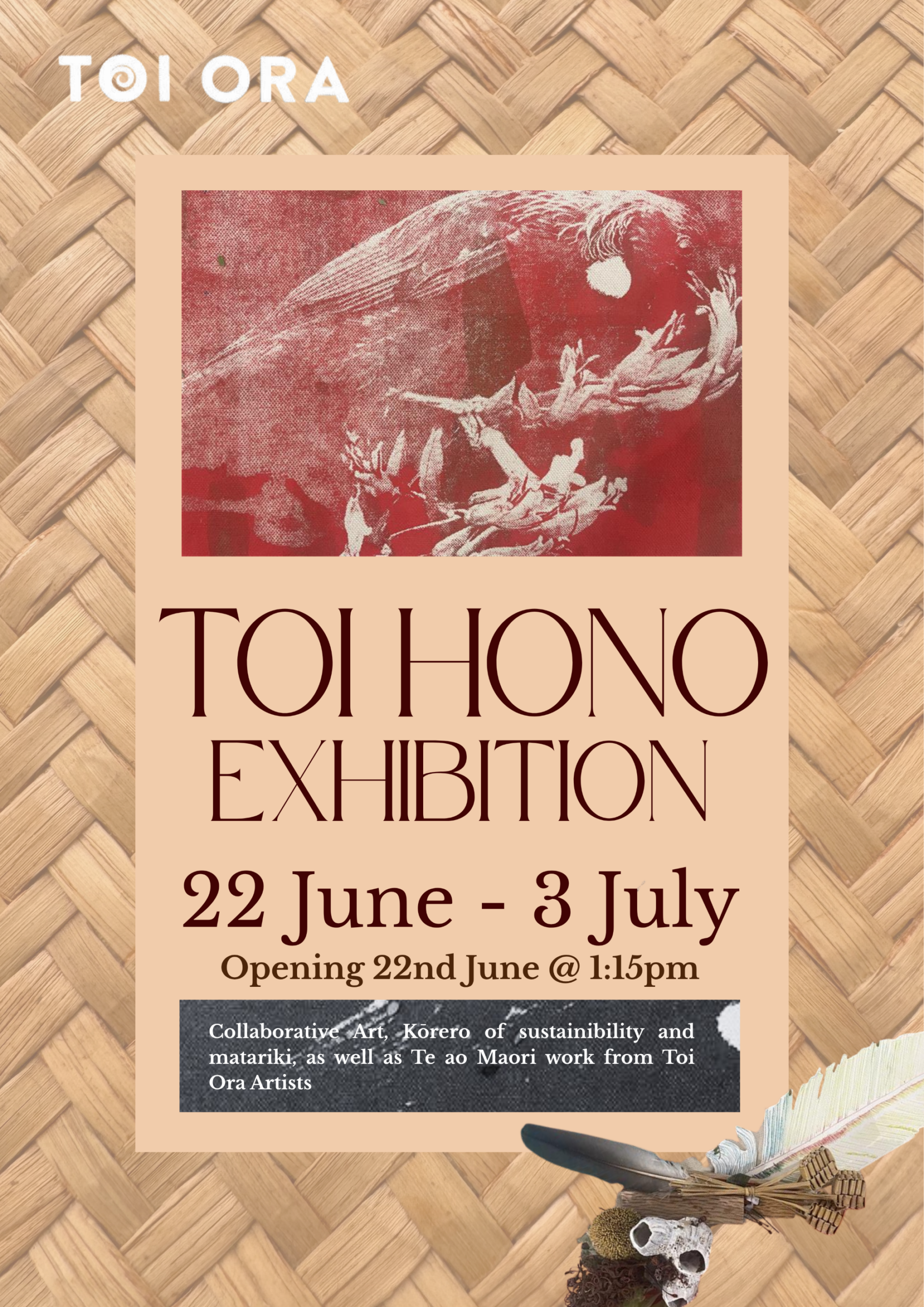 Toi Hono Exhibition Poster Toi Hono Exhibition Poster
