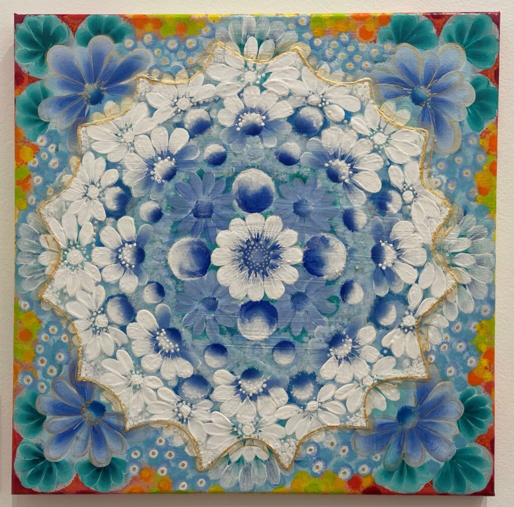 Daisy Mandala Purity of the Soul by Kay Shibuya
