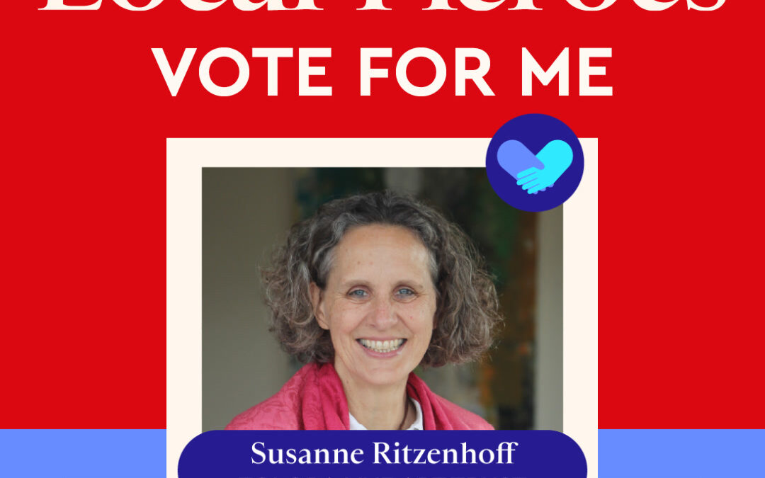 Susanne nominated as a Westfield Local Hero