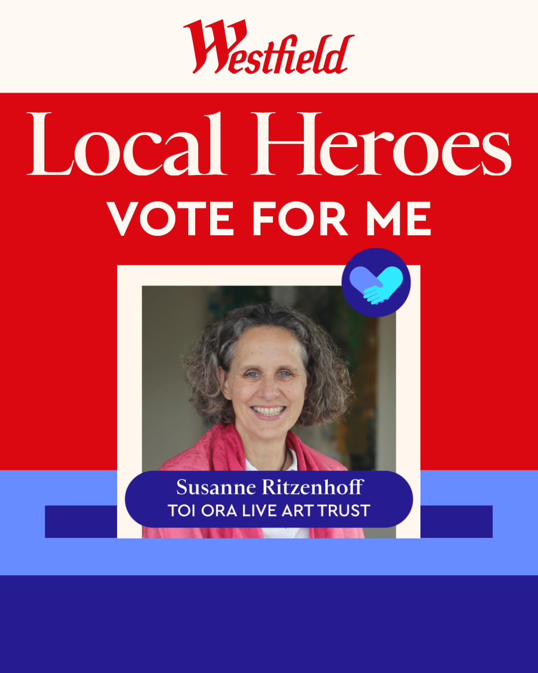 Westfield Local Hero St. Luke’s Finalist Susanne Ritzenhoff Westfield Local Hero St. Luke's Finalist Susanne Ritzenhoff